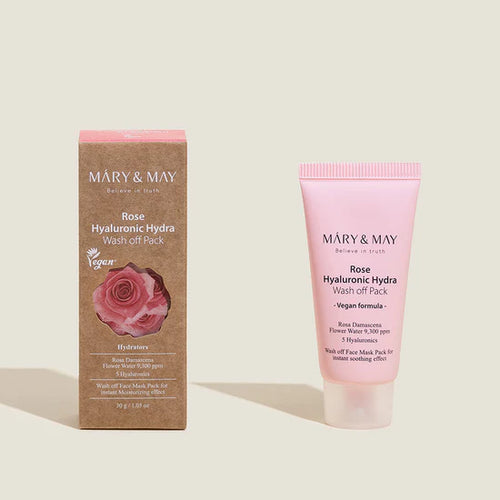 Mary & May Rose Hyaluronic Hydra Wash Off Pack (Travel Size) - Olive Kollection