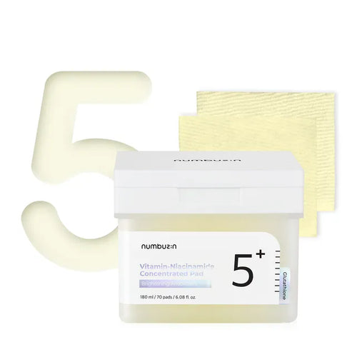Numbuzin No.5+ Vitamin-Niacinamide Concentrated Pads 70P - Olive Kollection