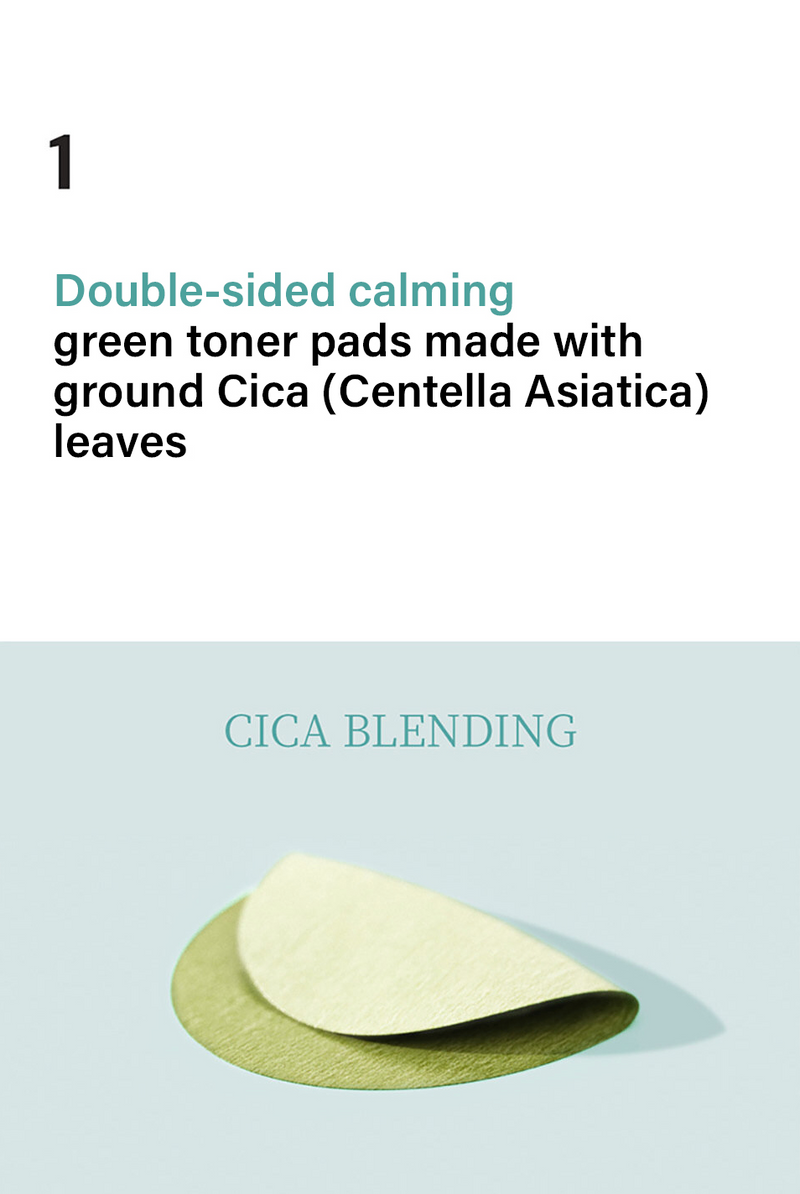 Numbuzin No.1 Centella Re-leaf Green Toner Pad - Olive Kollection