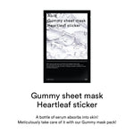 Abib Gummy Sheet Mask Heartleaf Sticker - Olive Kollection