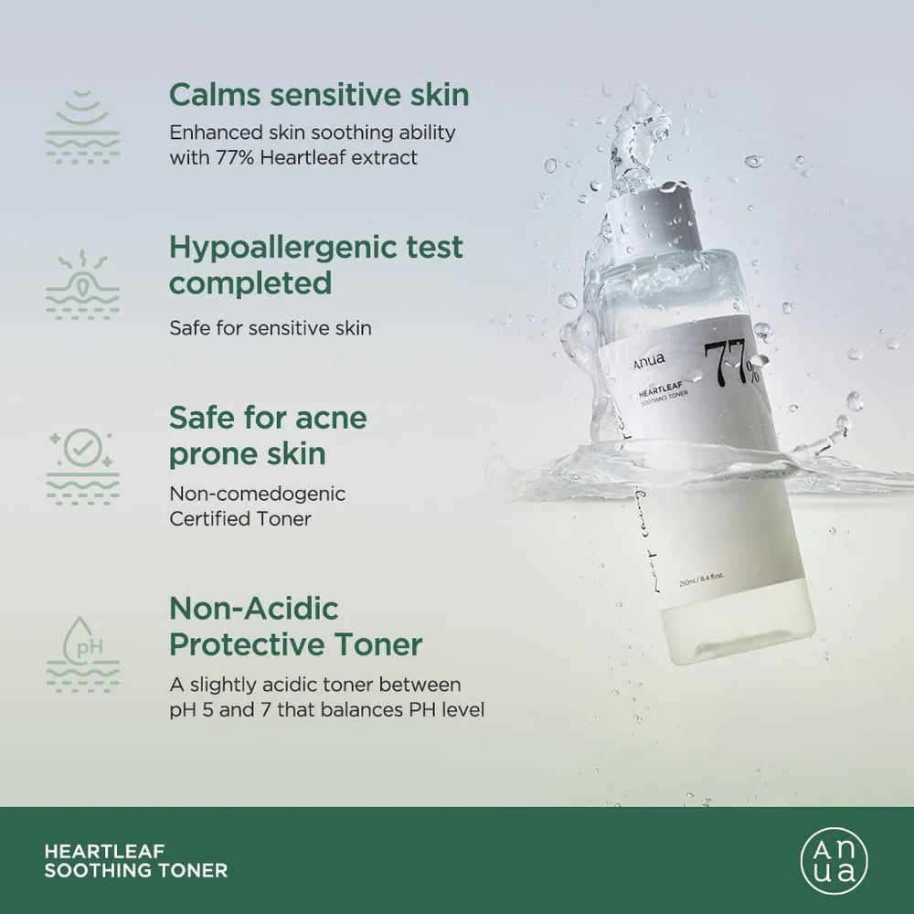 Anua Heartleaf 77% Soothing Toner | Olive Kollection