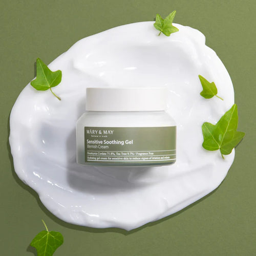 Mary & May Sensitive Soothing Gel Blemish Cream - Olive Kollection