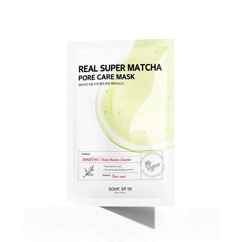 Some By Mi Real Care Super Matcha Pore Sheet Mask - Olive Kollection
