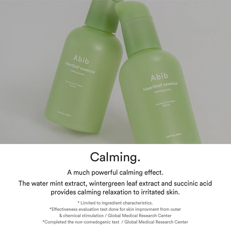 Abib Heartleaf Essence Calming Pump - Olive Kollection