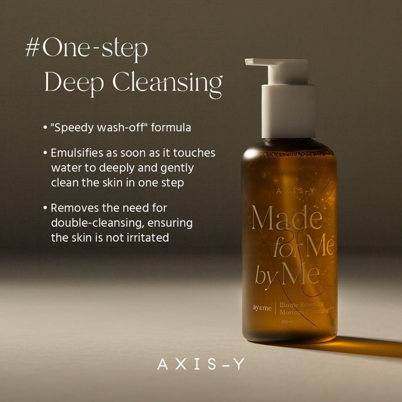 Axis-Y Biome Resetting Moringa Cleansing Oil - Olive Kollection