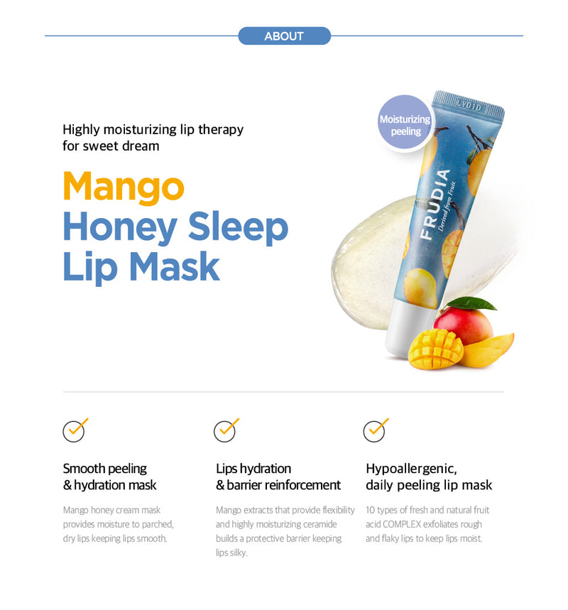 Frudia Mango Honey Sleep Lip Mask - Olive Kollection