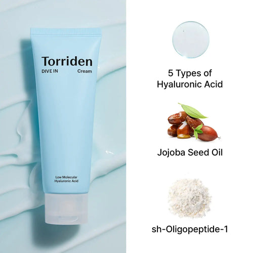 Torriden Dive-In Low Molecular Hyaluronic Acid Cream - Olive Kollection